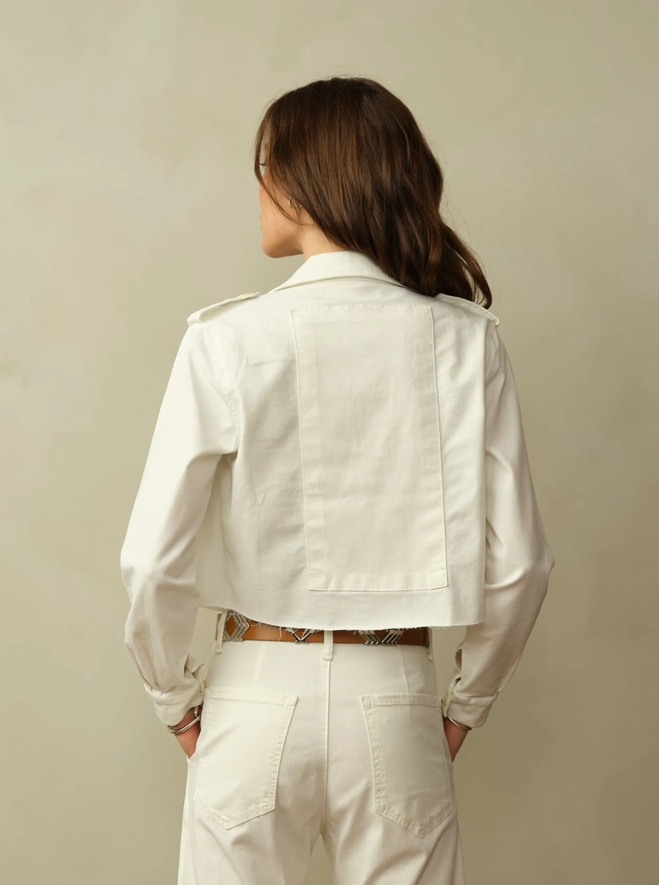 Women's Cropped Blaven Japanese Twill Jacket  - Final Sale everyday wear