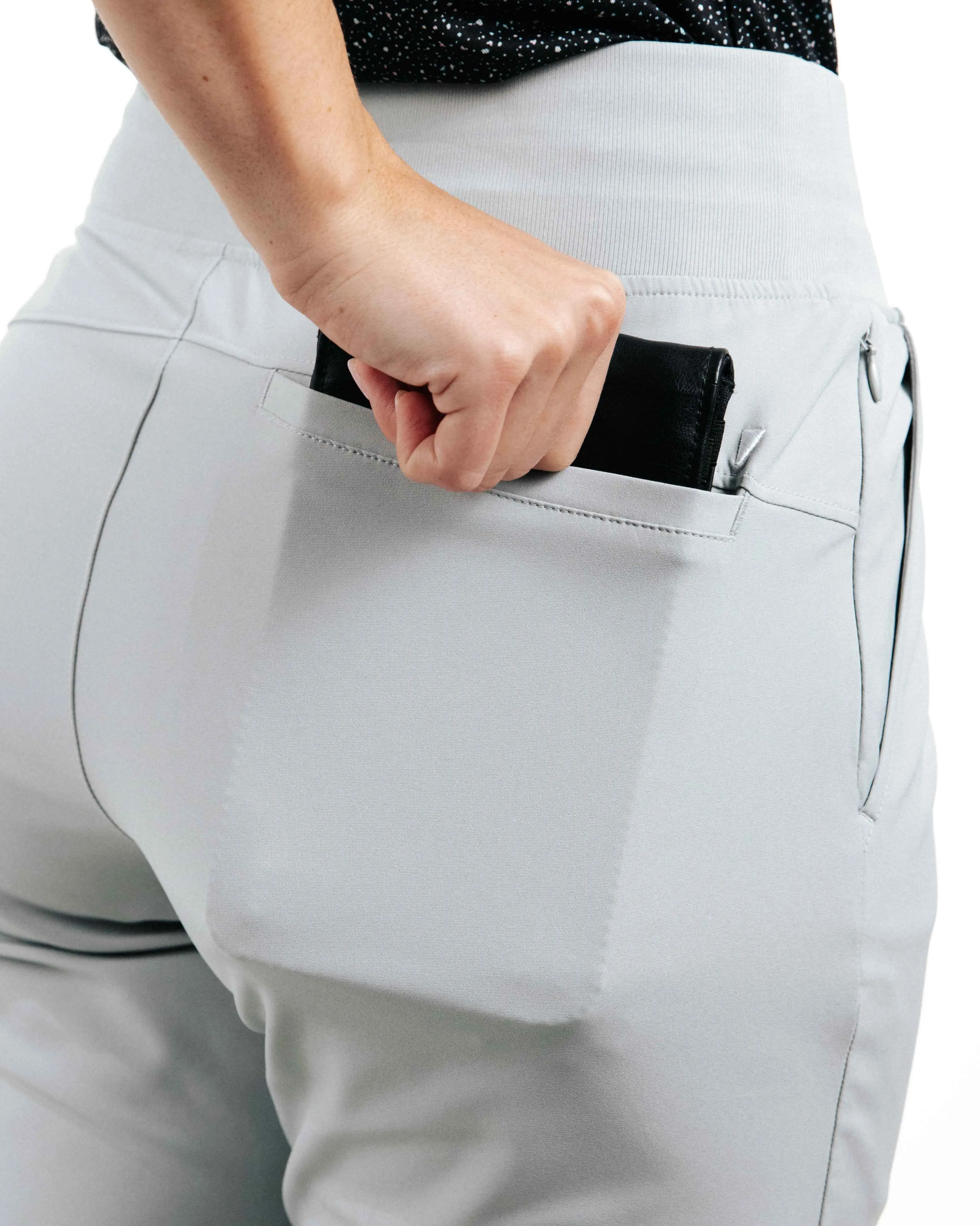 Women's Light Gray Jogger athleisure trend