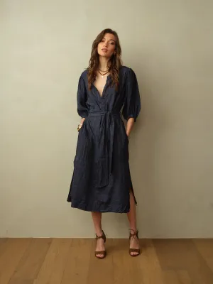 Women's Marrakech Linen Dress Ballroom glam