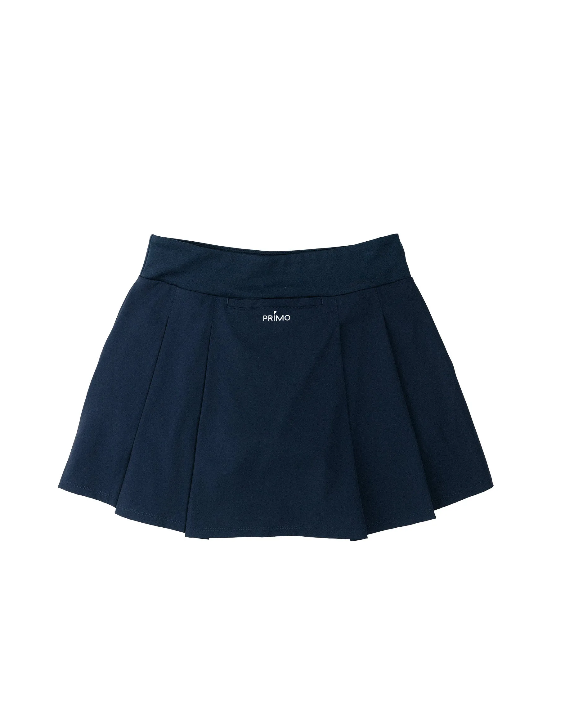 Women's Navy Ruffle Skirt Color match