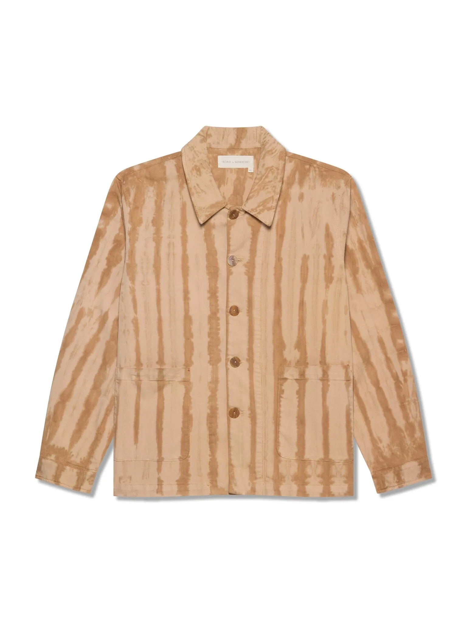 Women's Santos Jacket in Hand-Dyed Shibori cold weather wear