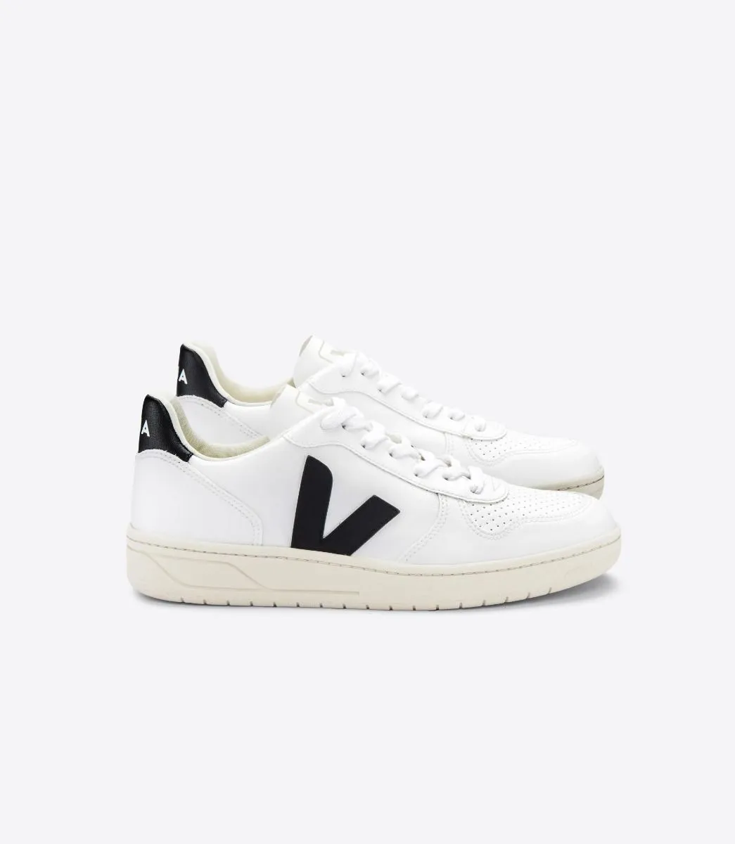 Women's V-10 in White Black from Veja Rush Hour