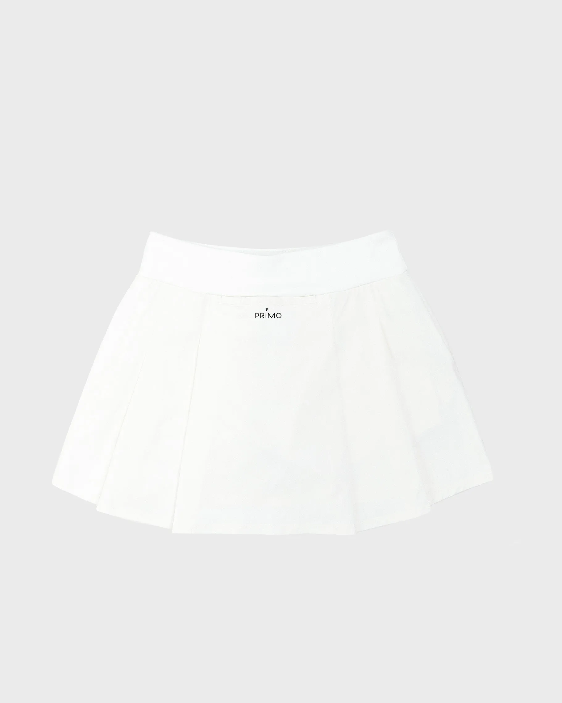 Women's White Ruffle Skirt Breathable fabric