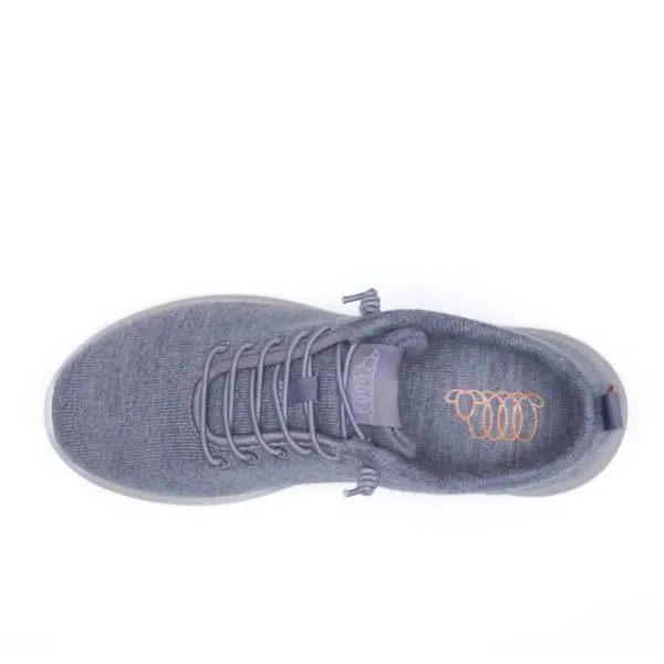 Wooloomooloo Unisex Cheviot Grey Merino Wool Downtown Mood