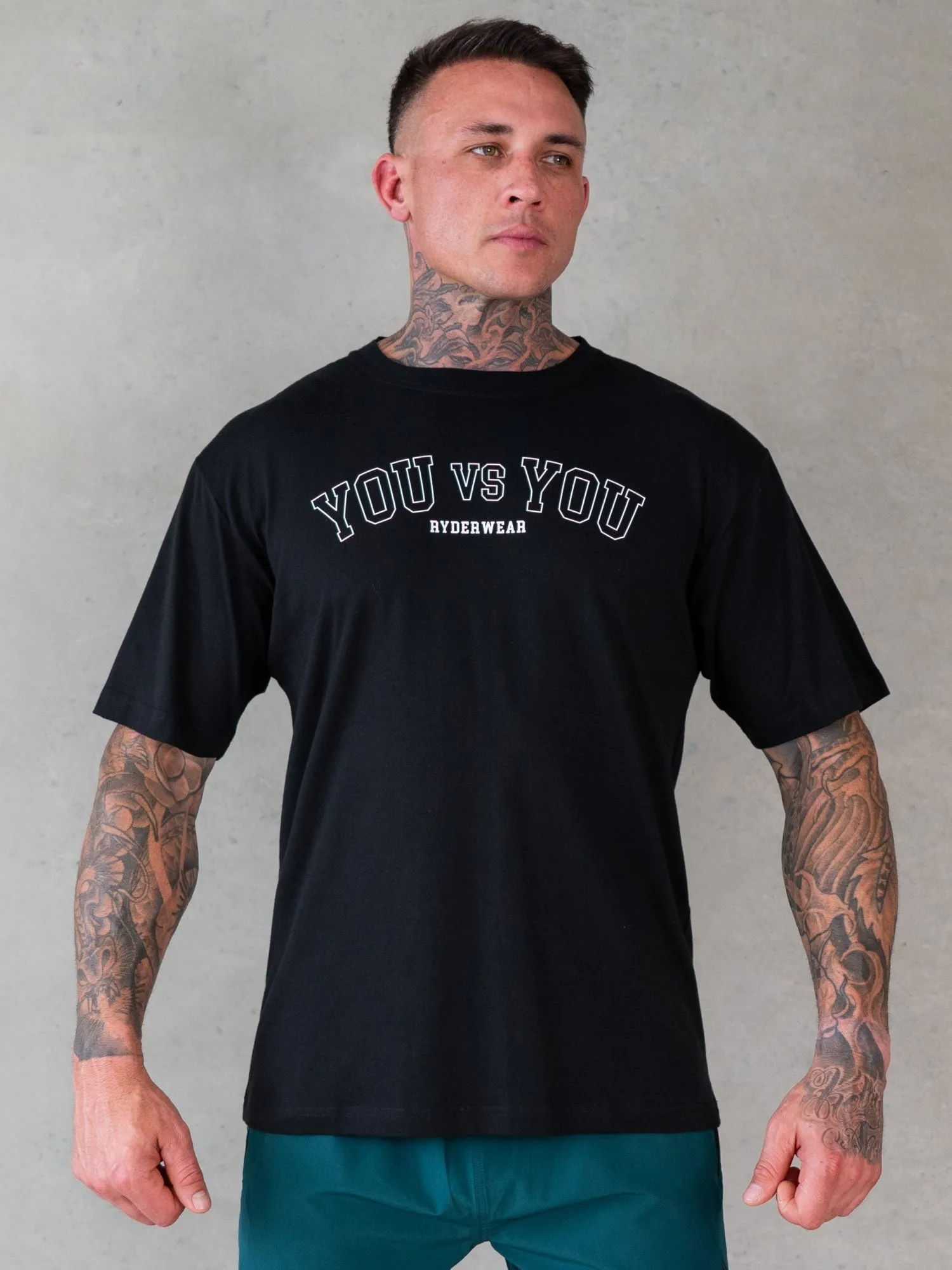 You vs You Oversized T-Shirt - Black fashion sports
