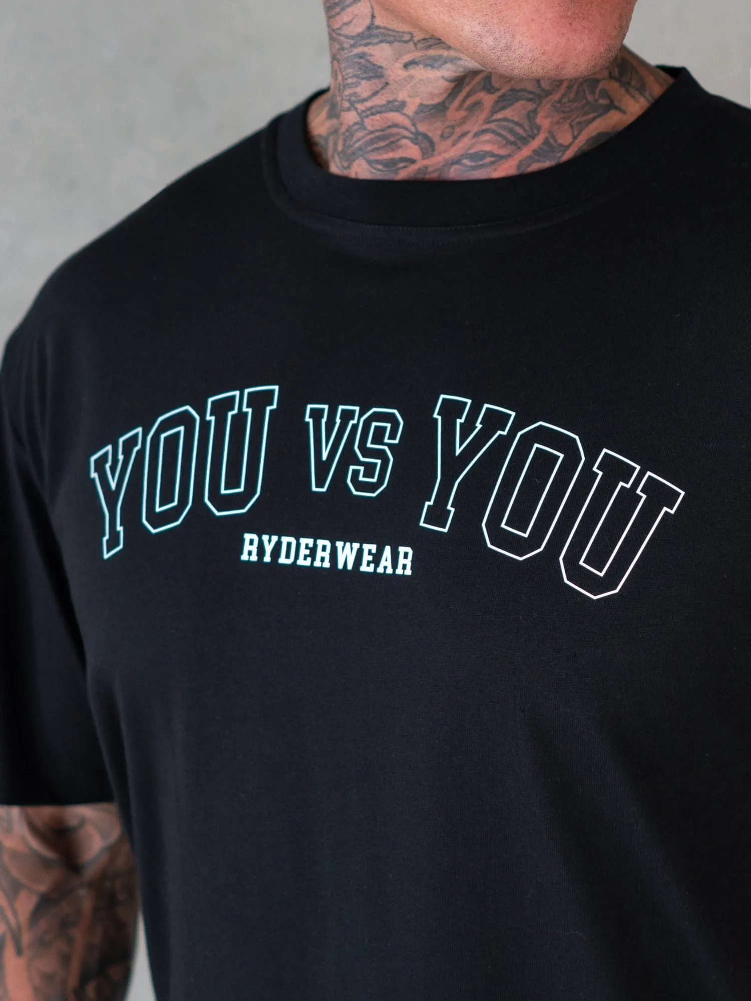 You vs You Oversized T-Shirt - Black fashion casual