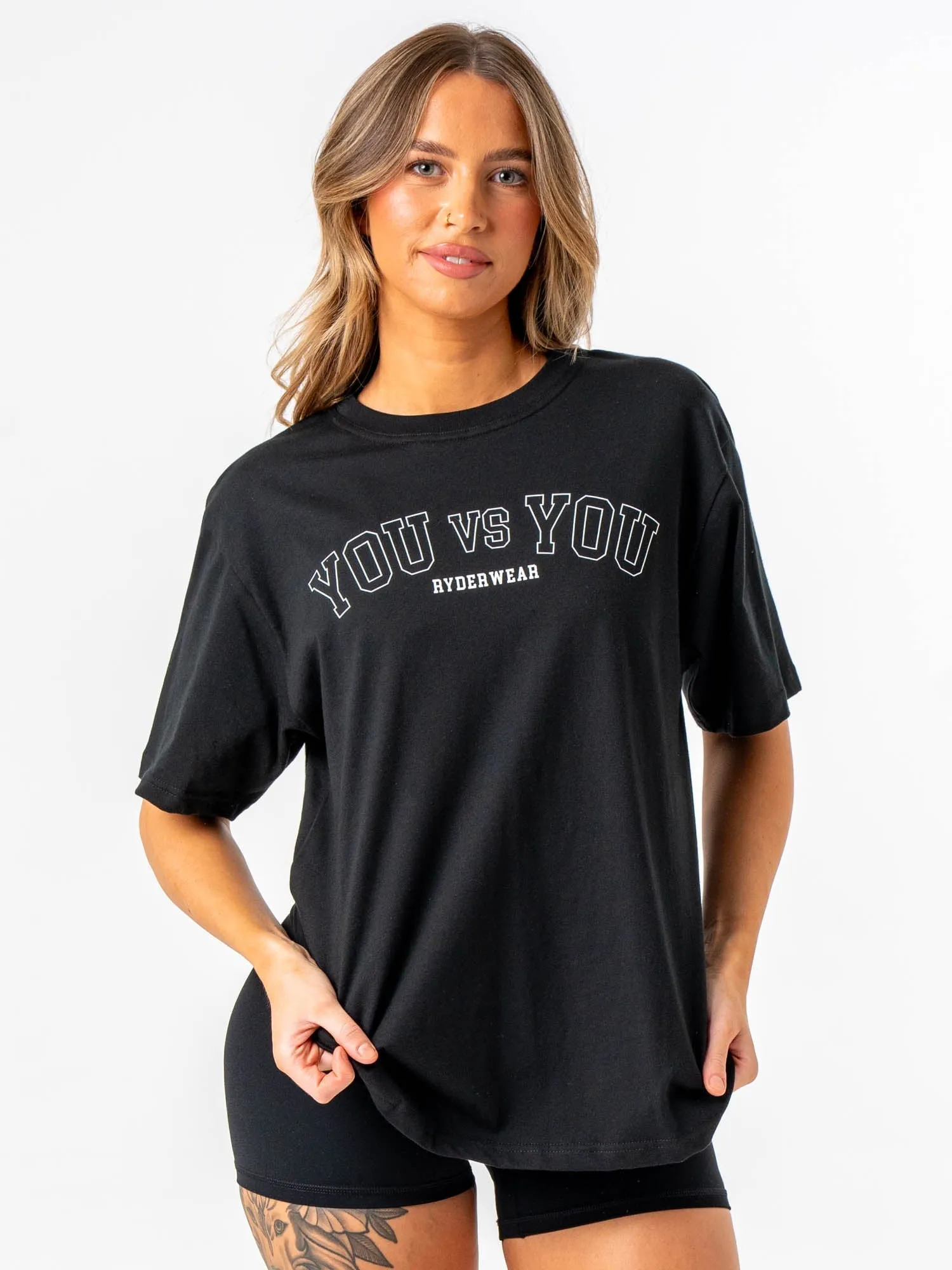 You vs You Oversized T-Shirt - Black multi-use