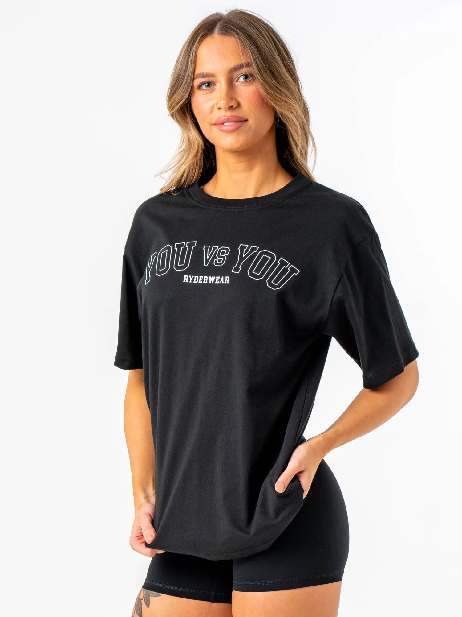 You vs You Oversized T-Shirt - Black oversized look