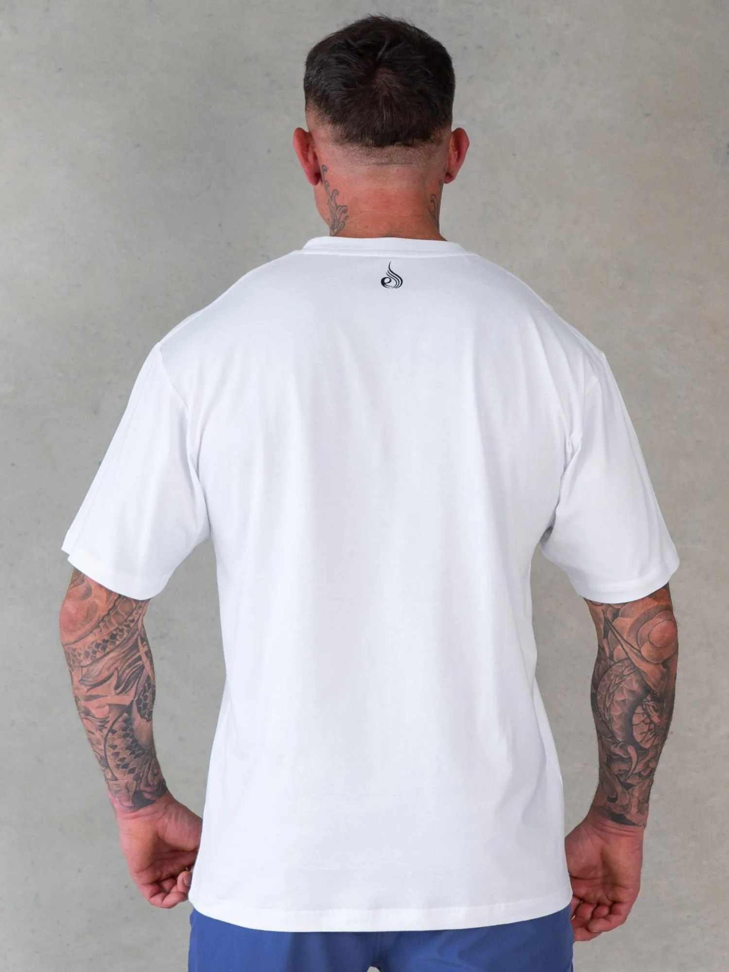You vs You Oversized T-Shirt - White creative print