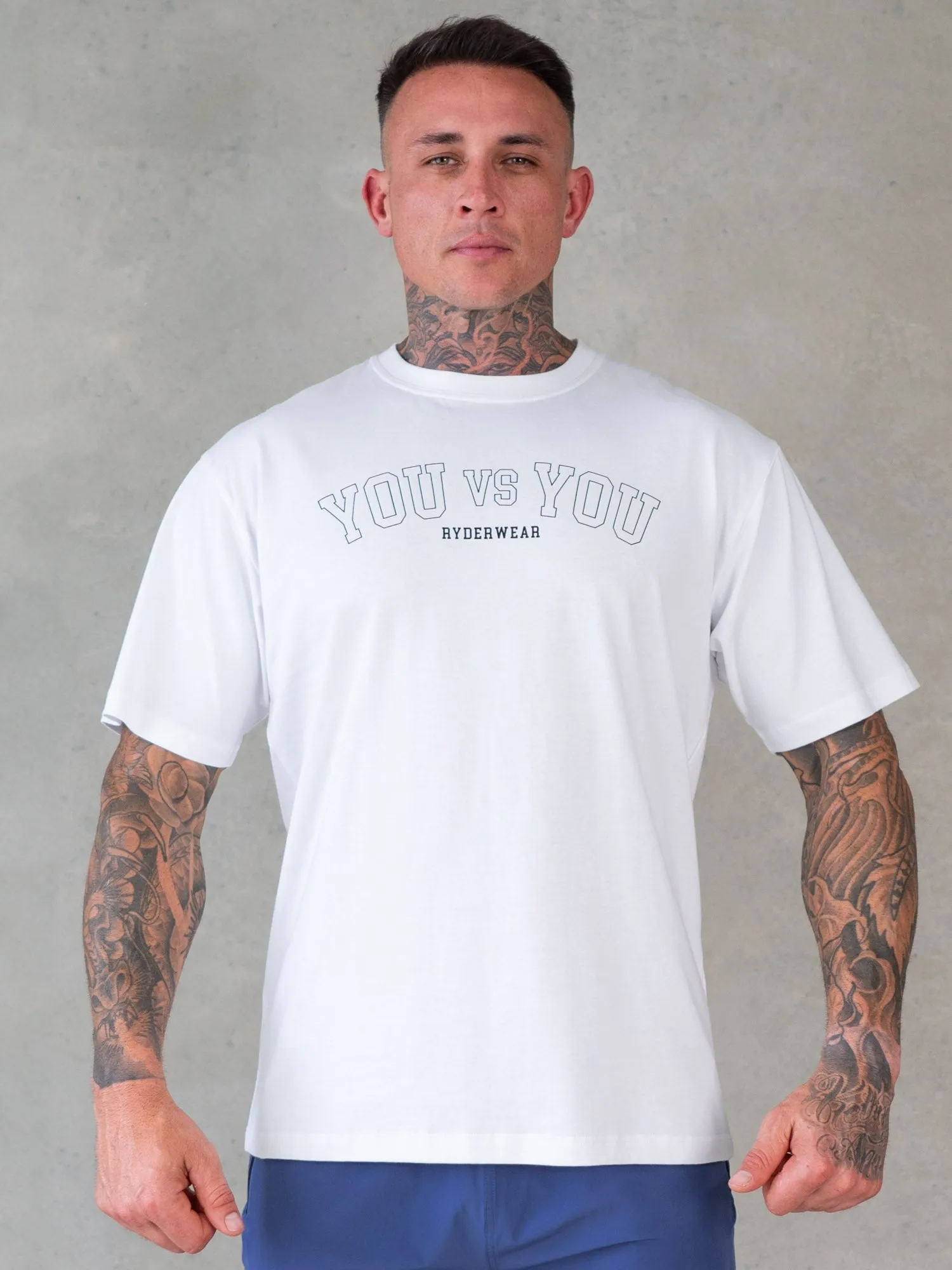 You vs You Oversized T-Shirt - White night out