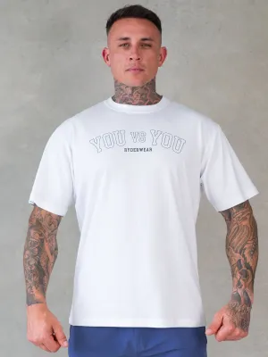 You vs You Oversized T-Shirt - White night out