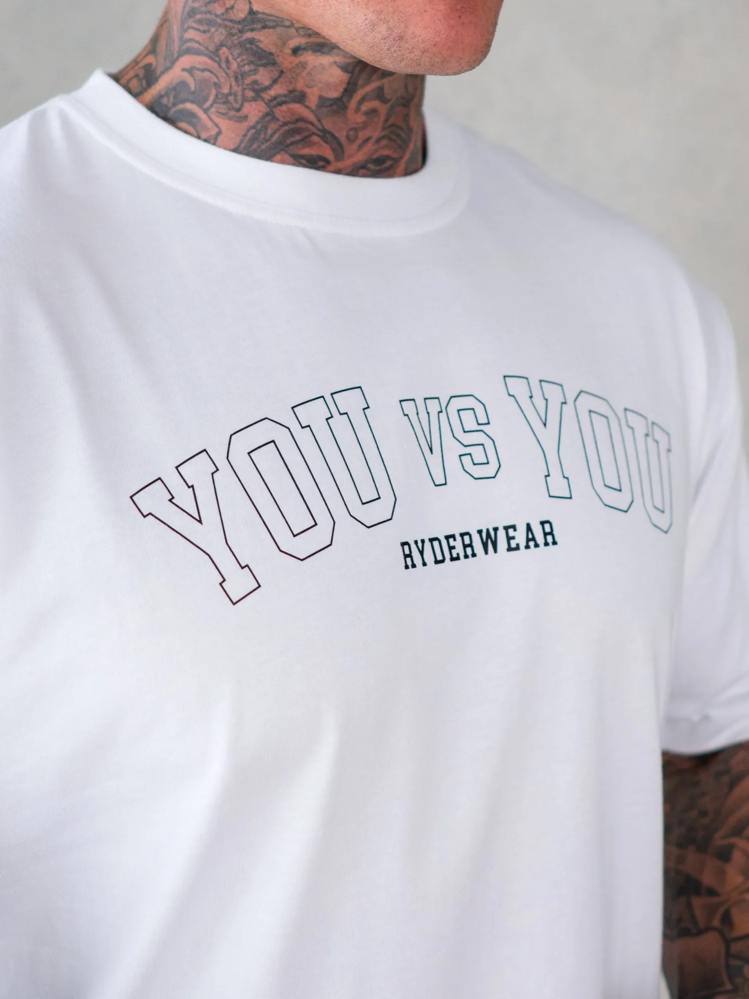You vs You Oversized T-Shirt - White casual joy
