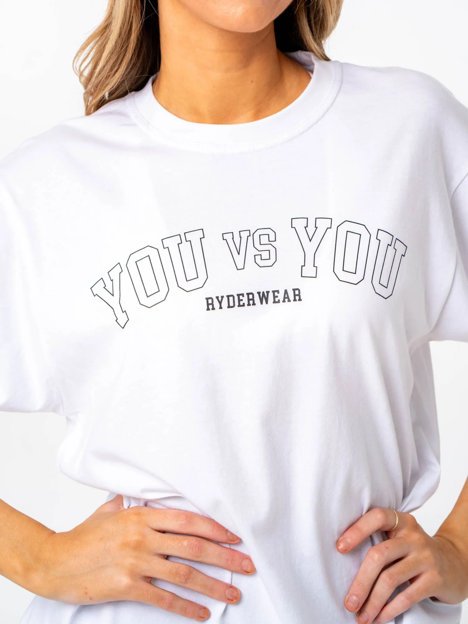 You vs You Oversized T-Shirt - White unisex apparel