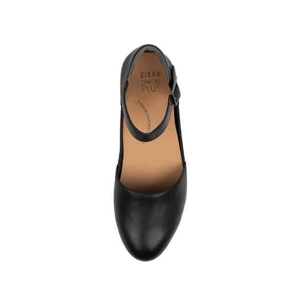 Ziera Women's Cavalcade Wide Black wellness walk
